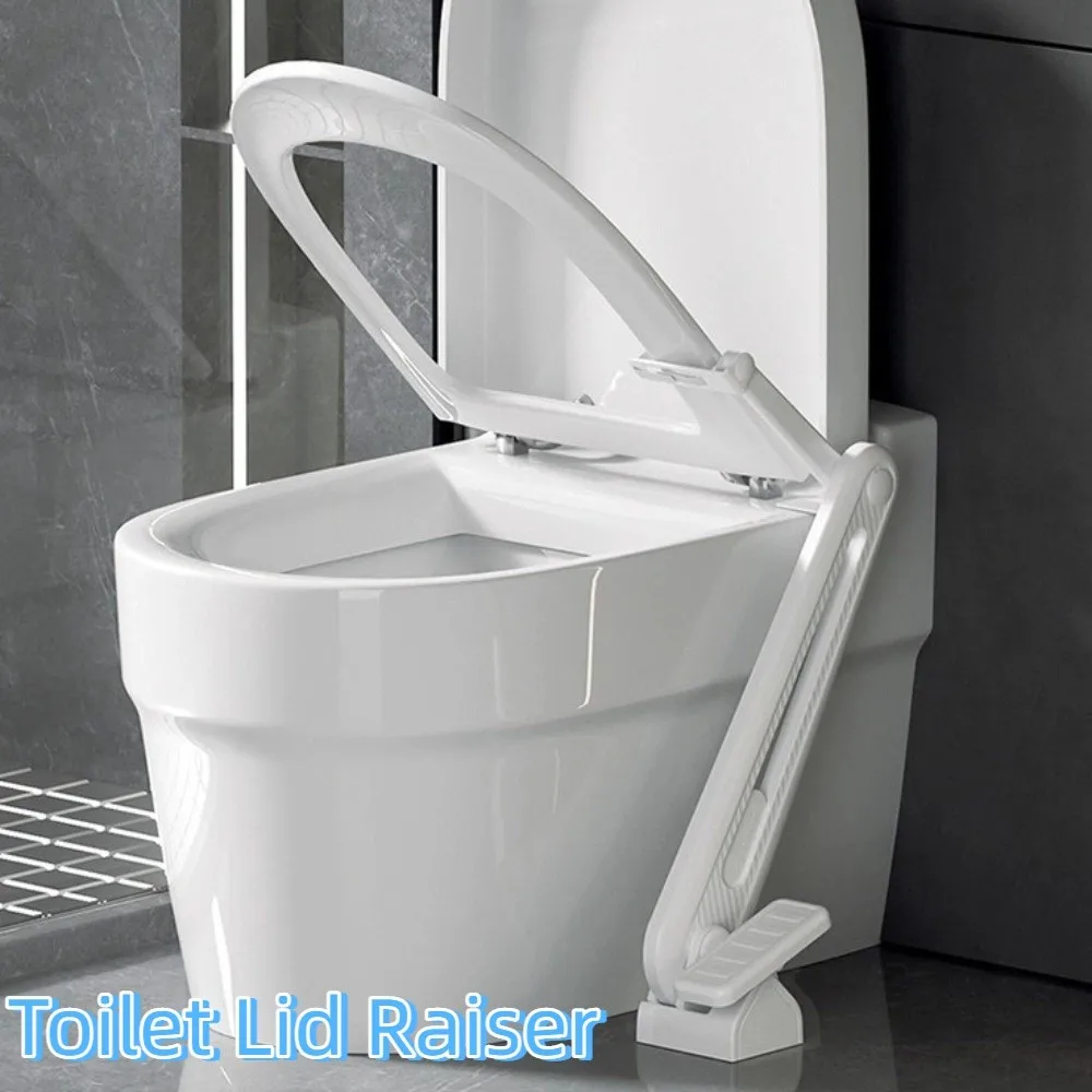

Anti-dirty Foot Pedal Toilet Lid Lifter Plastic Sanitary Toilet Lid Raiser Hands-Free Foot-operated Toilet Seat Holder Home Use