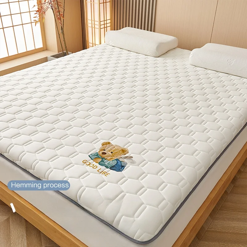 Soft Latex Mattress Student Dormitory Single Bed Tatami Sponge Pad Rent Special Cool Mat Sleep Pad Modern Simple Design