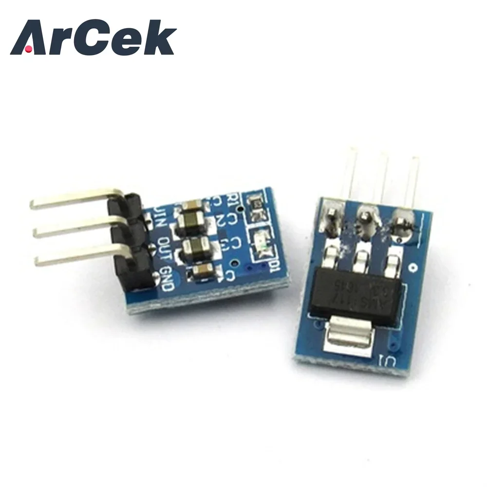 1pcs MINI 1117 5V to 3.3V For DC-DC Step-Down Supply Buck Module LDO 800MA AMS1117-3.3V/5.0v