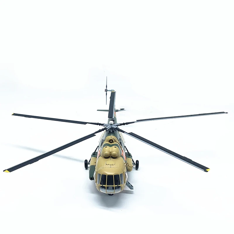 Diecast 1:72 Scale Russian MI-8 Transport Helicopter Simulation Finished Model Aircraft Series Collection Gift Toys