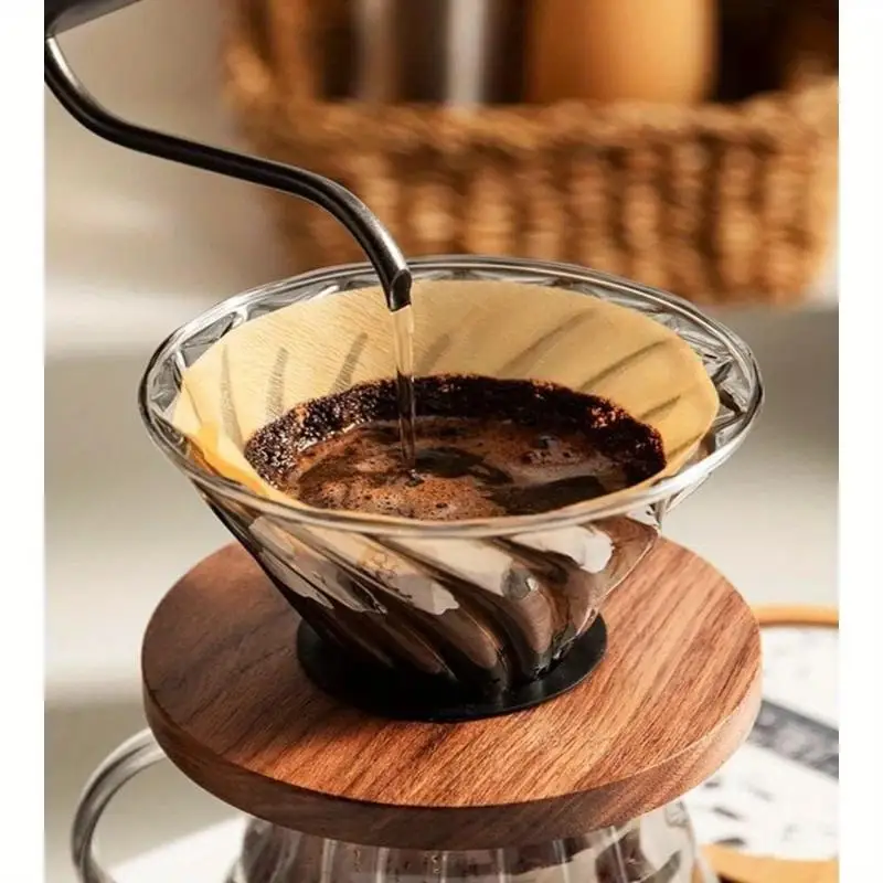 100pcs Environmentally Friendly Log Pulp Paper Coffee Filter Coffee Brewing Filter Bag