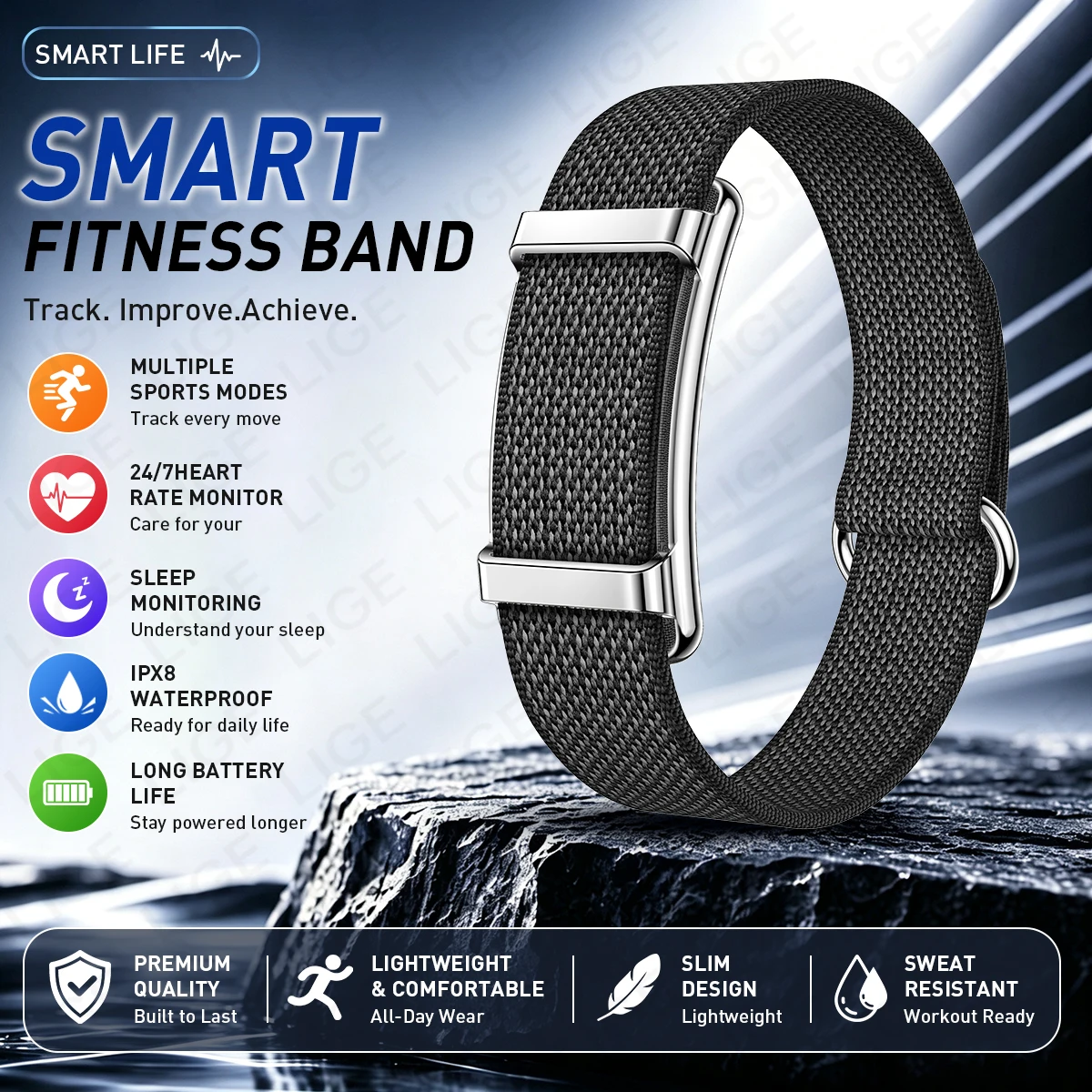 Watches Ladies Smartwatch - LIGE Smart Bracelet Women Smartwatch Ladies
