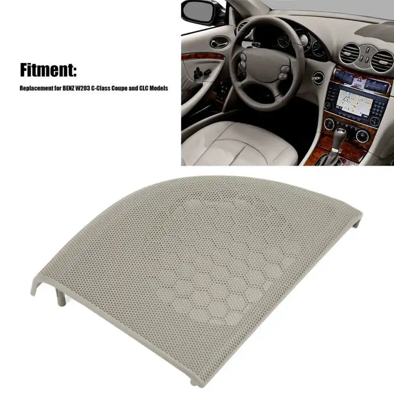 Car A Pillar Speaker Cover Trim Left 0372703887E94 Grey ABS Replacement for BENZ W203 C‑Class Coupe CLC Models