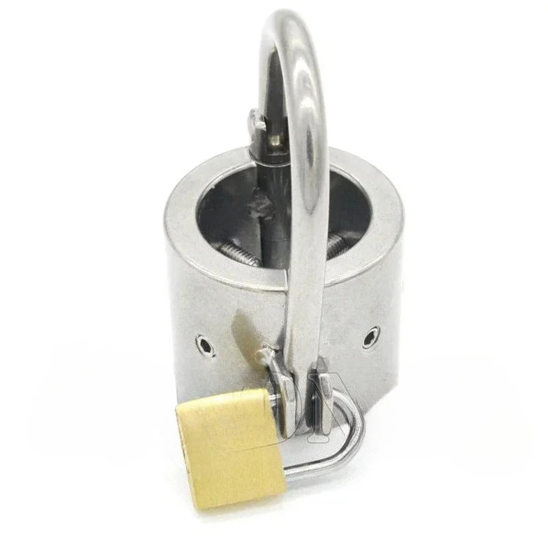 Adult Games Metal Ring Bondage Ball Stretcher Pendant Stainless Steel Penis Rings Sex Toys Sex Toy
