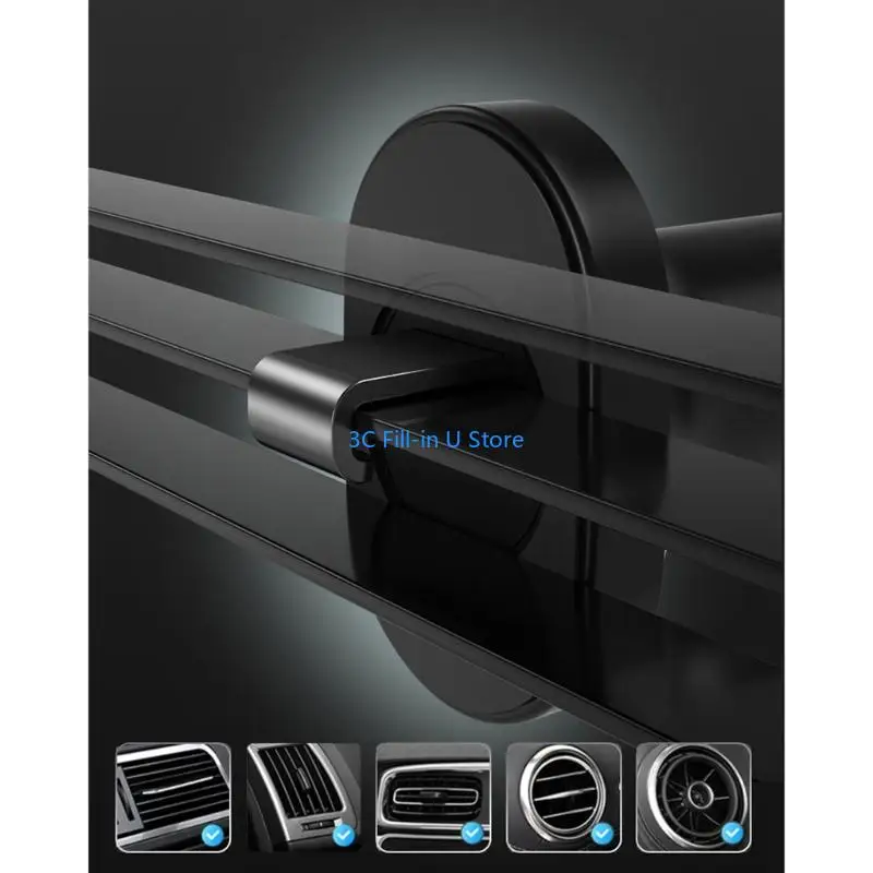 G8TA Air Vent Clips for Phone Charging Stand 17mm Joint Ball Head Grip Holder