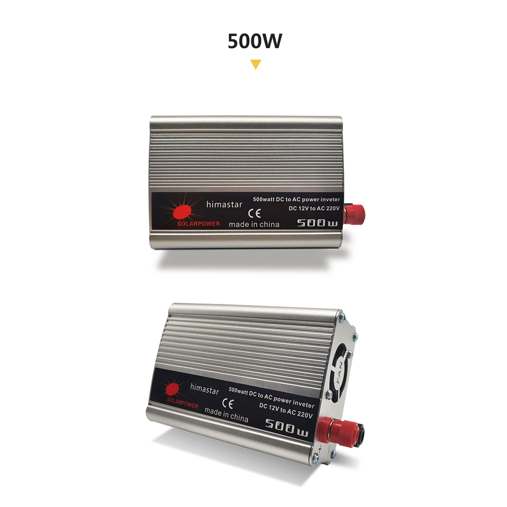 

A50R_Car Inverter 12V 220V Auto Inverter Rated-Power 500W Peak-Power 1000W