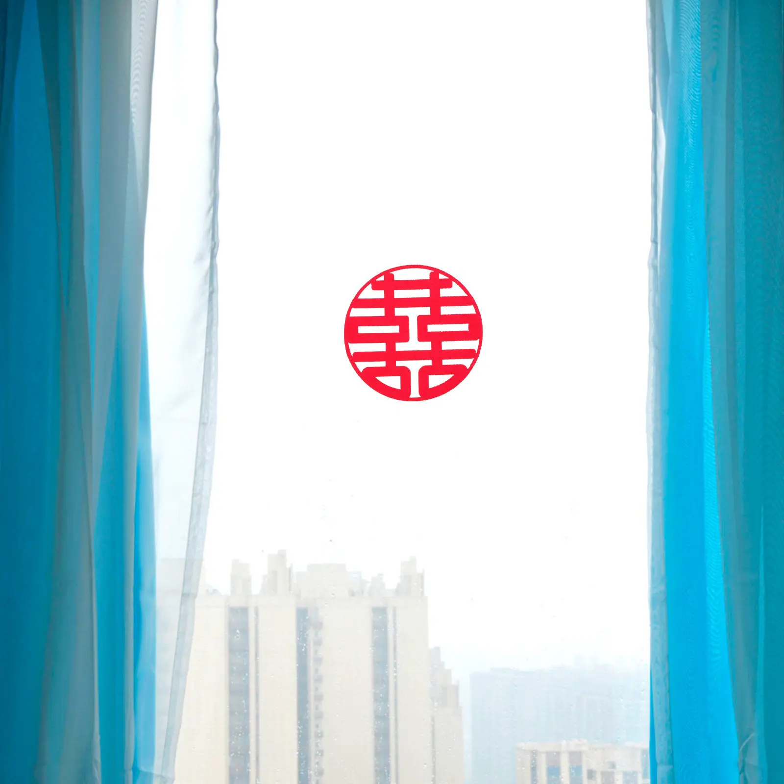 

30 шт. Китайские свадебные вырезки из бумаги, красные нетканые наклейки, символ счастья, украшения для свадебных дверей, нетканые вырезки с символом счастья