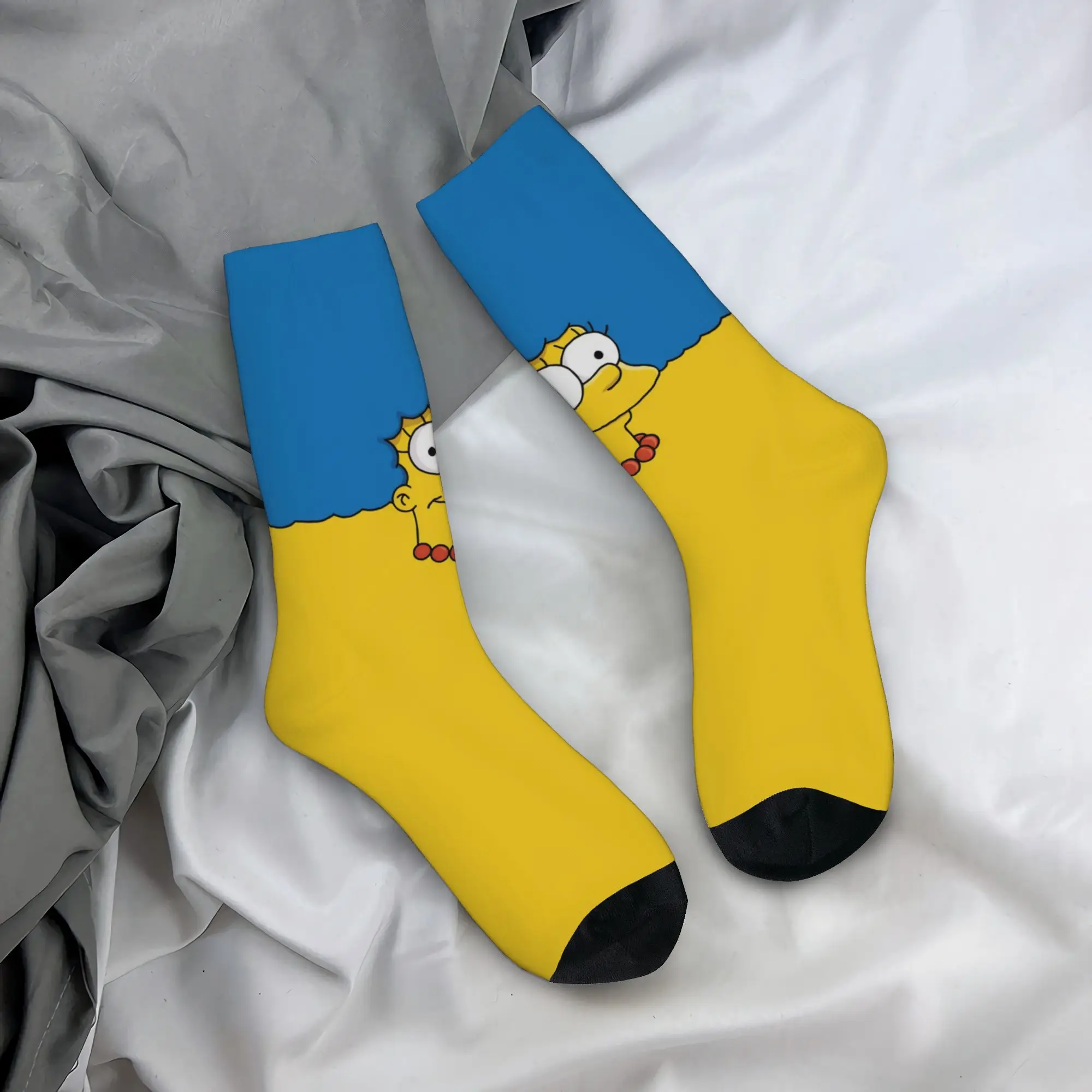 Winter Warm Funny Unisex Cartoon S-Simpsons Socks  Breathable Sports Socks
