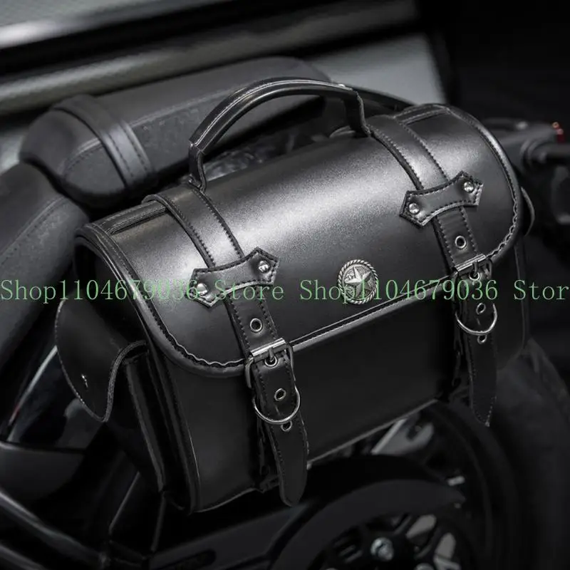 652F Fashion Heavy Duty Motorcycle Side Utility Bag for Riders with Weatherproof Protections & Ample Spaces Adventure Seekers