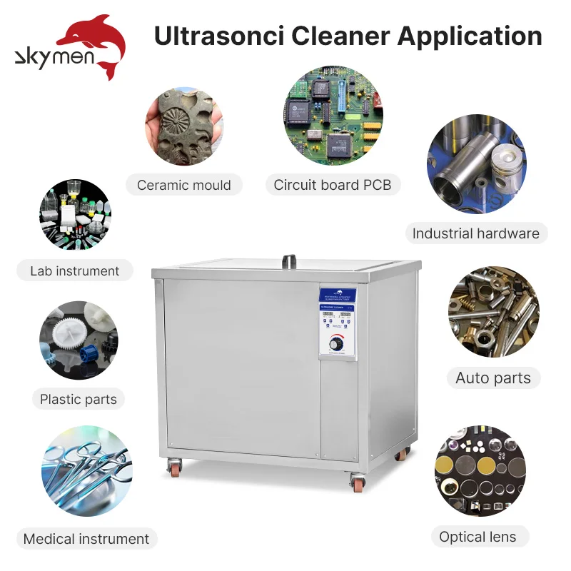 28kHz Industrial Ultrasonic Cleaner Machine for Car Truck Ship Marine Parts Auto Engine Brake Cylinder Head Differential