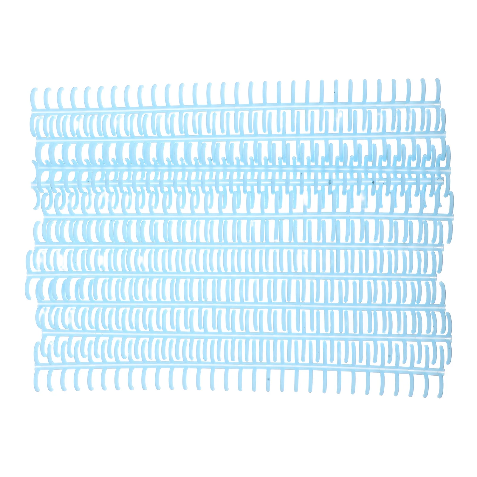 

10Pcs Binding Rings 30-Hole Loose Leaf Plastic Comb Spines Office School Document Organizer Spiral Notebook Binder Rings