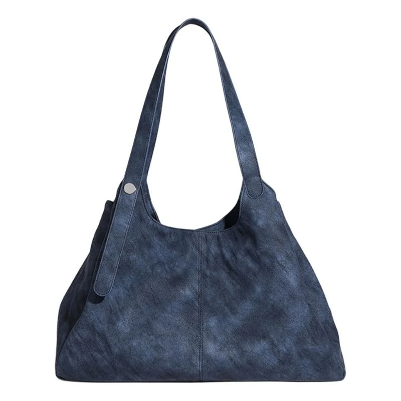 

E8FB Women Large Capacity Shoulder Bag Retro Underarm Bag Autumn Winter Armpit Bag