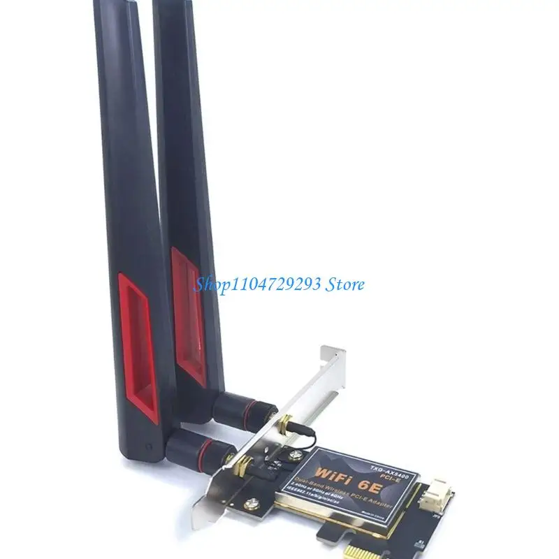 بطاقة واي فاي Y2GD PCIExpress سريعة TXG-AX5400 NFA765 WiFi6E بطاقة شبكة محول لاسلكي 2.4/5/6 جيجا هرتز تعزز السرعة 2882 متر #5