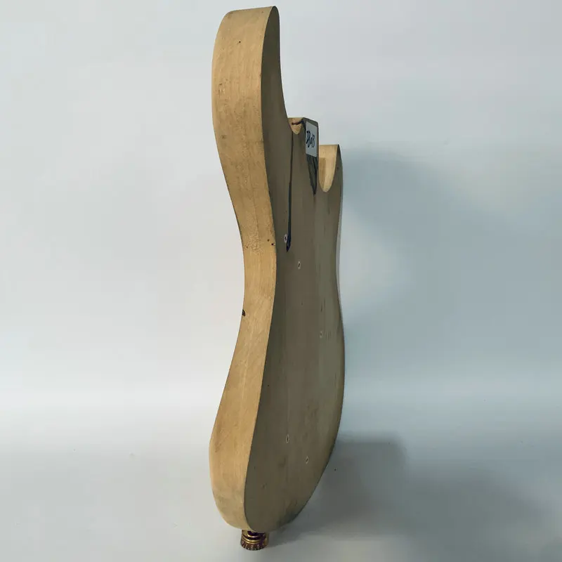 IB013  Raw Materials  Electric Guitar Body Solid Basswood  For DIY Guitar Parts Replace NO Paints Uncut Wood With Scar