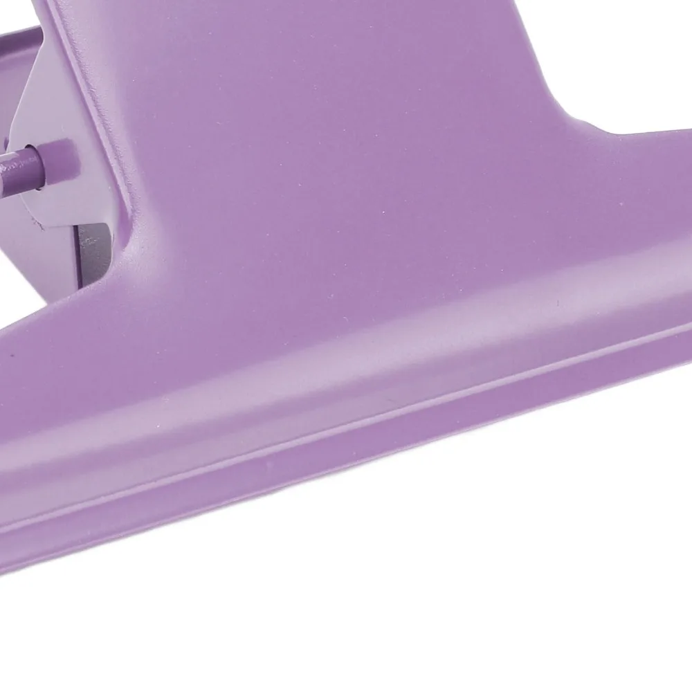 2Pcs Purple/ Red/ Pink/ Black Metal Binder Clip Large Size Metal Material Chip Clips 10cm Strong Grip Office Folder Clip Drawing view 2