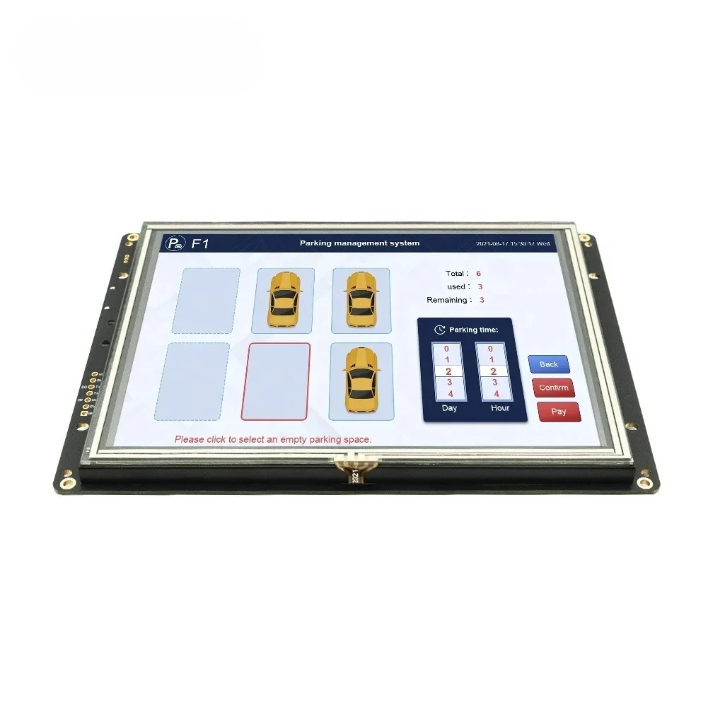 Nuovo display da 7 pollici con sistema di controllo elettrico e controller driver per distributori automatici