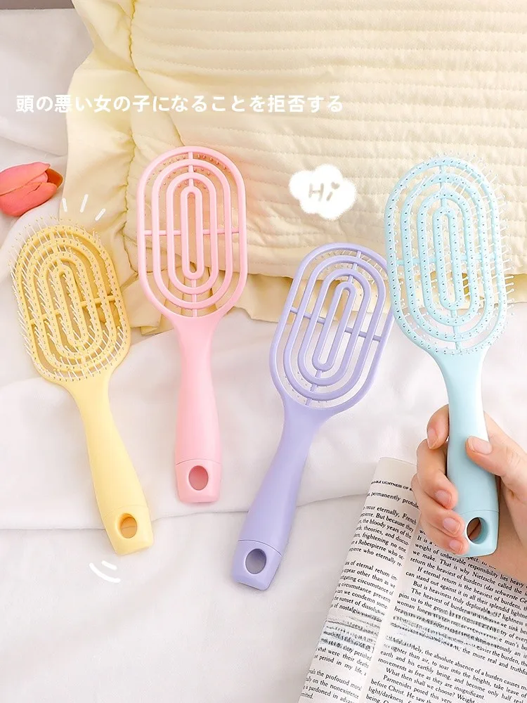 

Portable Ladies Special Long Hair Fluffy Comb Airbag Massage Meridian Curling Iron Home Use High Skull Top Magic Tool