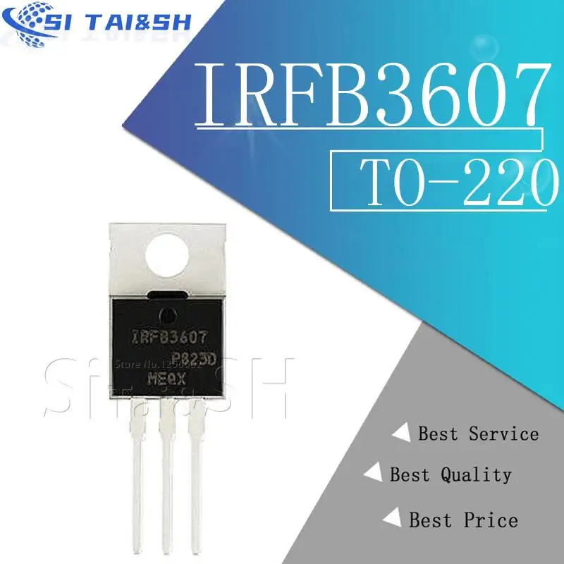 IRFB3306, IRFB3006, IRFB3077, IRFB3206, IRFB3207, IRFB3307, IRFB3607, IRFB7530, IRFB7437, IRFB7430, IRFB5620, IRFB7440, 10 piezas, 100% nuevo