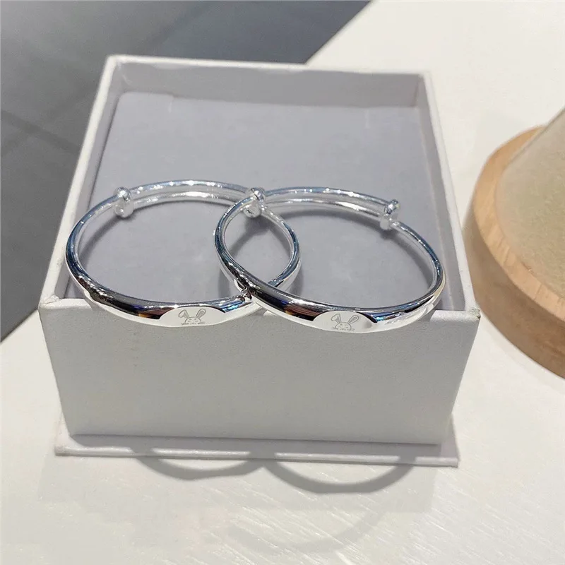 

Браслет S999 бык тигр кролик зодиак твердый серебряный браслет модный универсальный