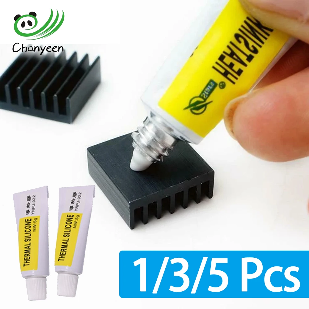 1/3/5pcs Thermal Paste Conductive Heatsink Plaster Viscous Adhesive Glue For Chip VGA RAM LED IC Cooler Radiator Cooling