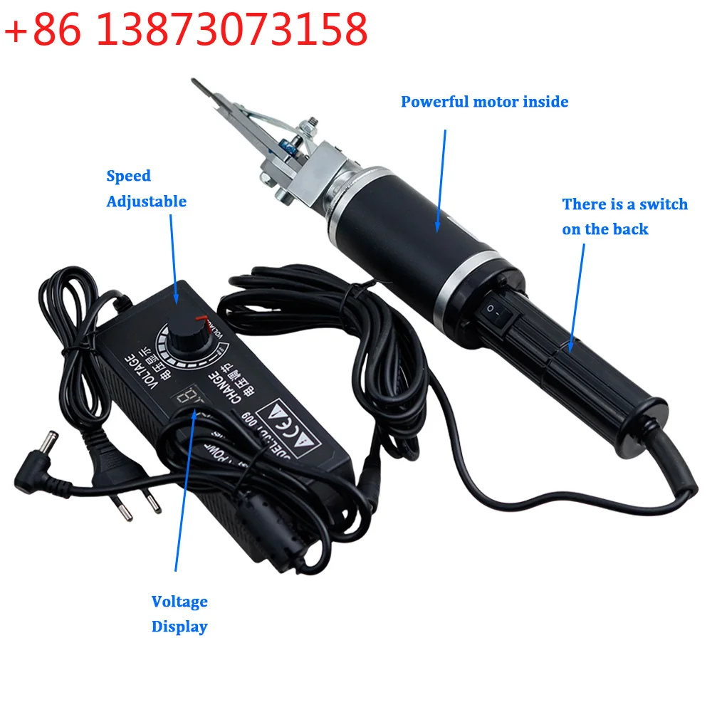 Electric Carpet Carving Scissors Rug Tufting Rug Engrave Trimmer Modeling Scissors with Heat Dissipation 0~4000rpm Adjustable