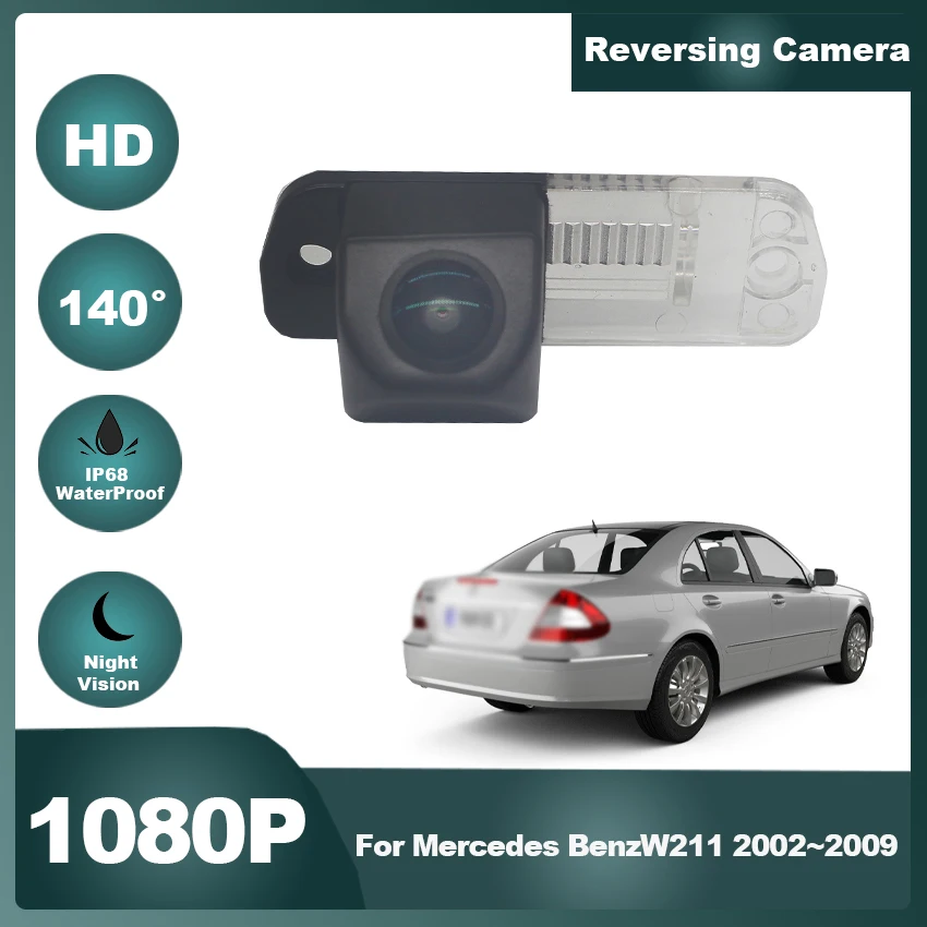 

Backup Rear View camera For Mercedes Benz W211 2002 2003 2004 2005 2006 2007 2008 2009 Night Vision license plate Camera