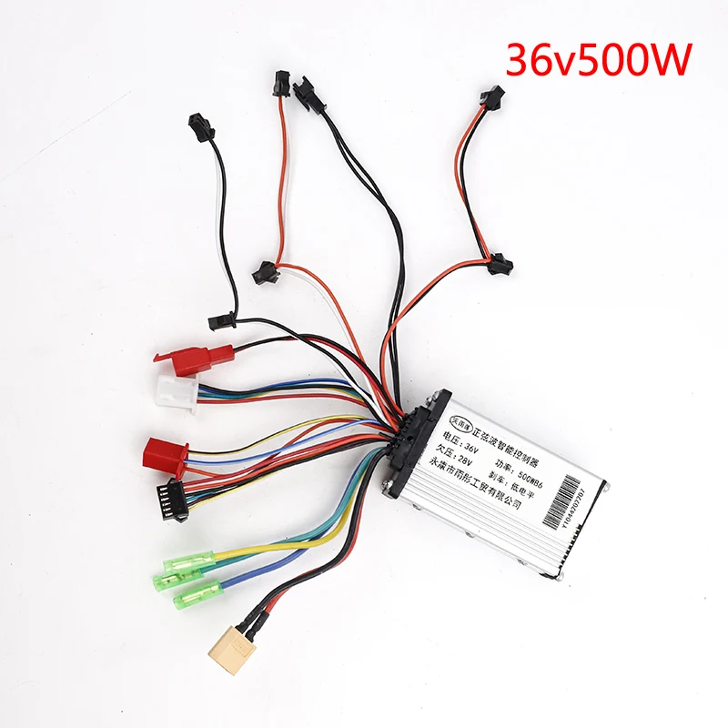 Electric Scooter Brushless Intelligent Motor Controller 36V 48V 500W 6 Pins MR-100 Instrument Display for Kugoo M4 Scooter