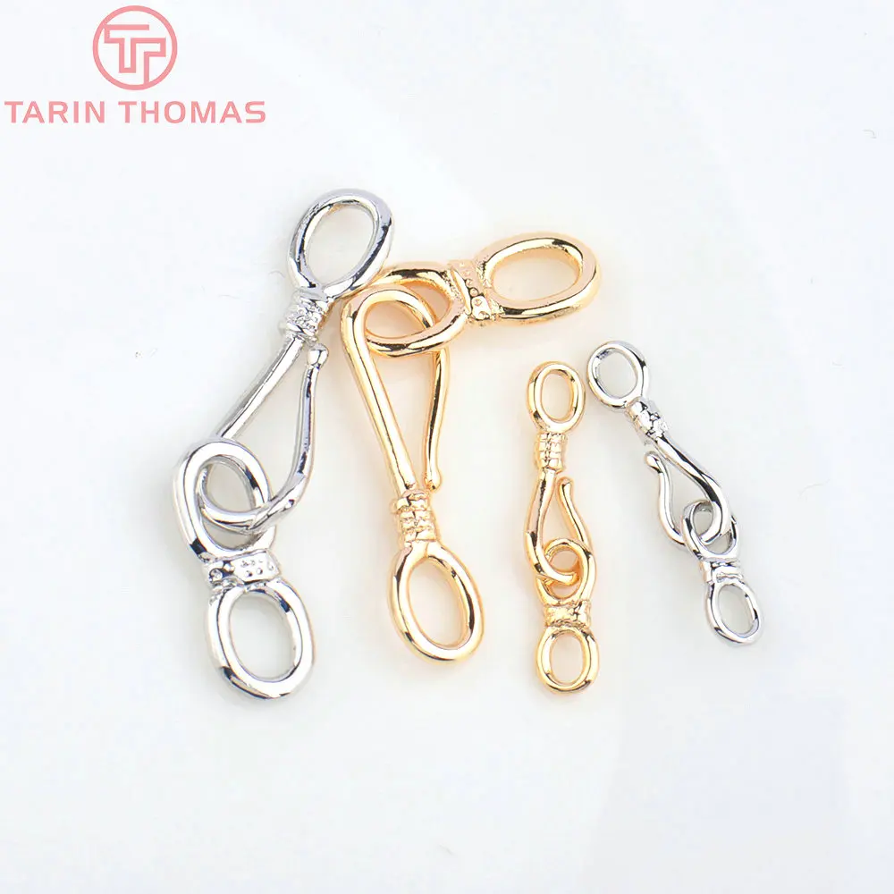(4909)10 sztuk 4.5x22MM 7.5x37MM 24K złoty kolor mosiądz Charms bransoletka złącze wysokiej jakości Diy biżuteria akcesoria hurtownie