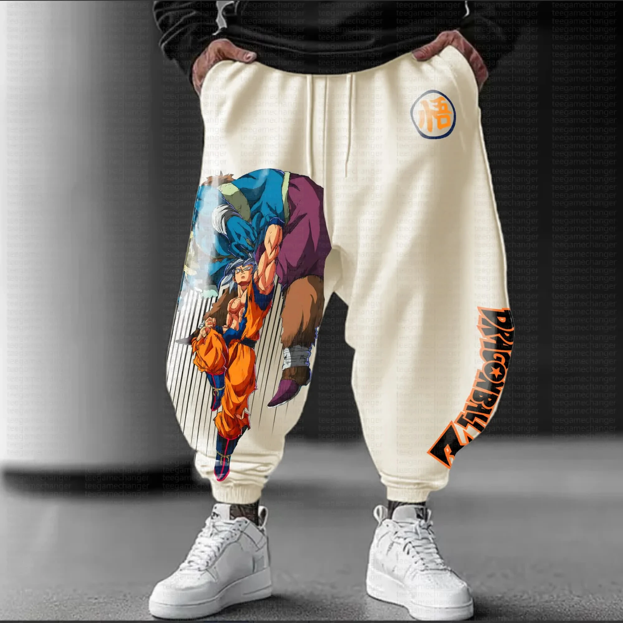 ドラゴンボールプリントコットンパンツ - 柔らかく、通気性があり、伸縮性があります。 |   スポーツ、レジャー、カジュアルウェアに快適 |   流行の