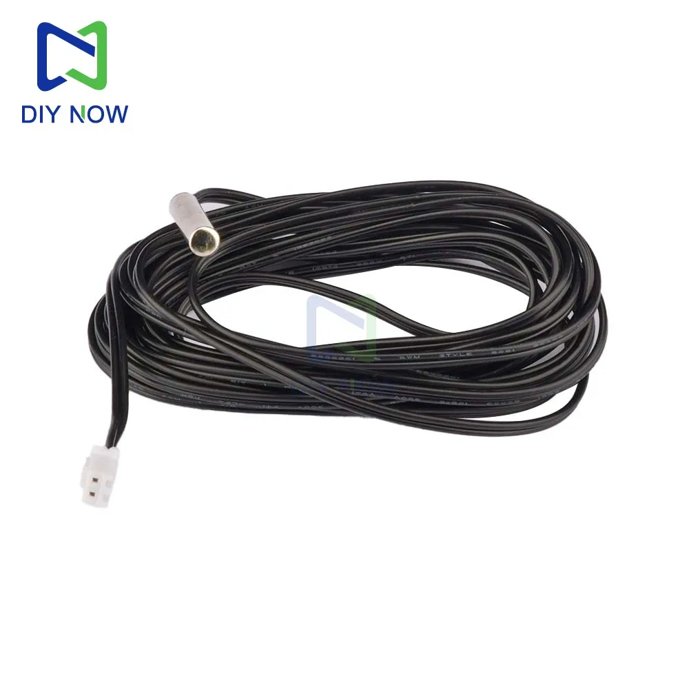 30Cm 50Cm 1M 2M 3M 5M Ntc 10K 1% 3950 Thermistor Temperature Sensor Waterproof Probe Cable For Arduino W1209 W1401