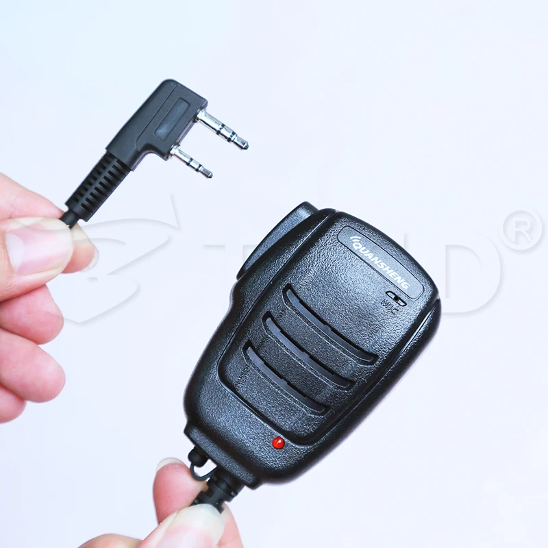 Original Quansheng TK11 QS-3 Mic Handheld PTT Microphone Walkie Talkie Accessories for TK11(5) TK11(8) K5 K6 UV5R Plus Ham Radio