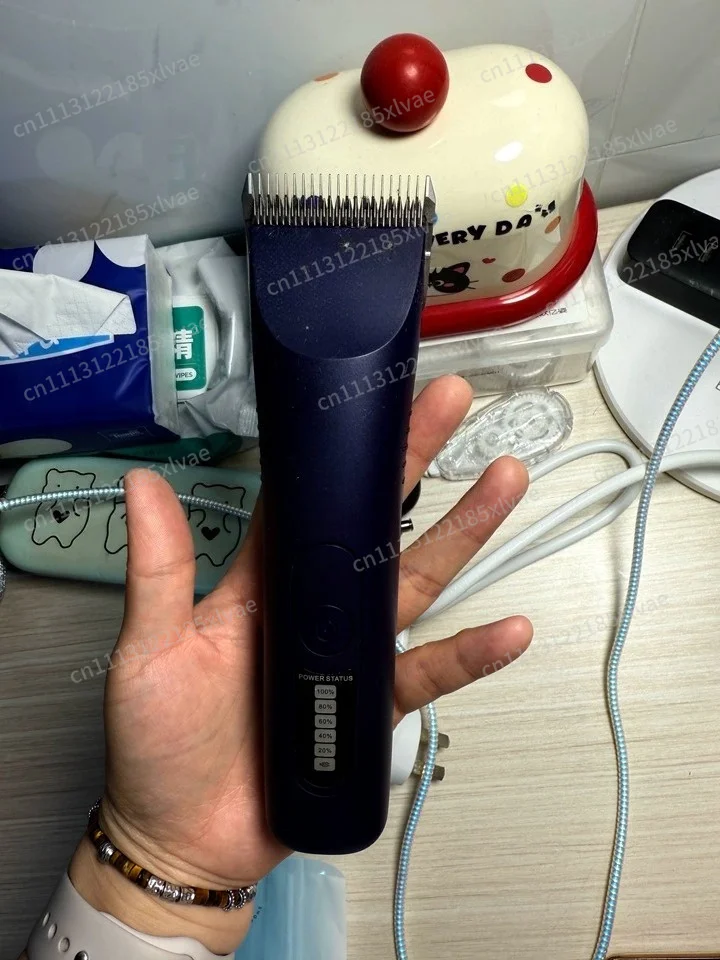 LB-970D Professional Pet Hair Clipper Dog Cat Grooming Trimmer Powerful Shaver with Replacement Blades