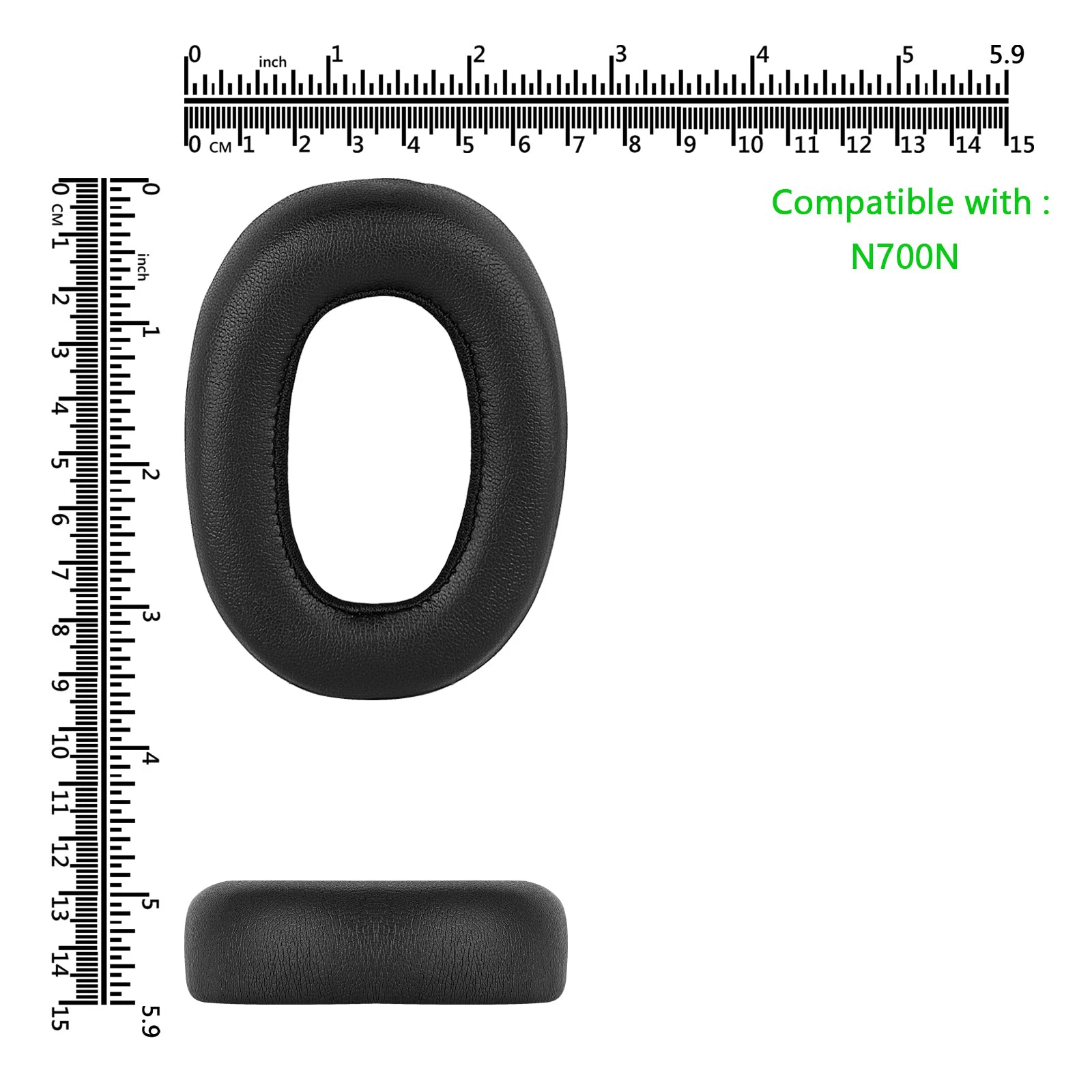 1 زوج استبدال بروتين الجلود وسادات الأذن بطانة للأذن غطاء الوسادة يفشل إصلاح أجزاء ل AKG N700 N700NC M2 الإفراط في سماعات أذن