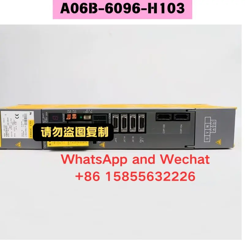 Used OEM disassembled parts Driver A06B-6096-H103 Functional test OK Fast delivery