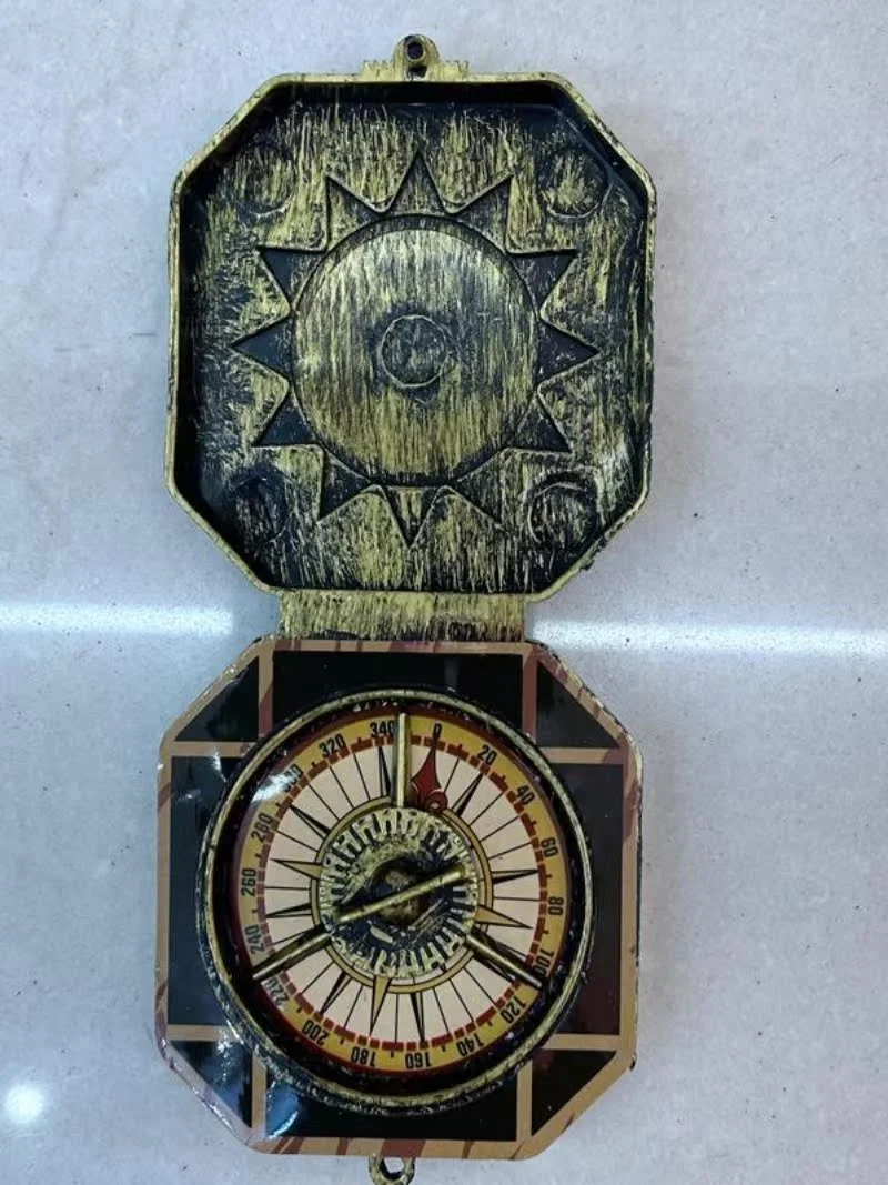 طقم تنكري للقراصنة مكون من خمس قطع لحفلات الهالوين 202، يشمل قناع ومنظار وبوصلة، زي مسرحي جديد للسيدات