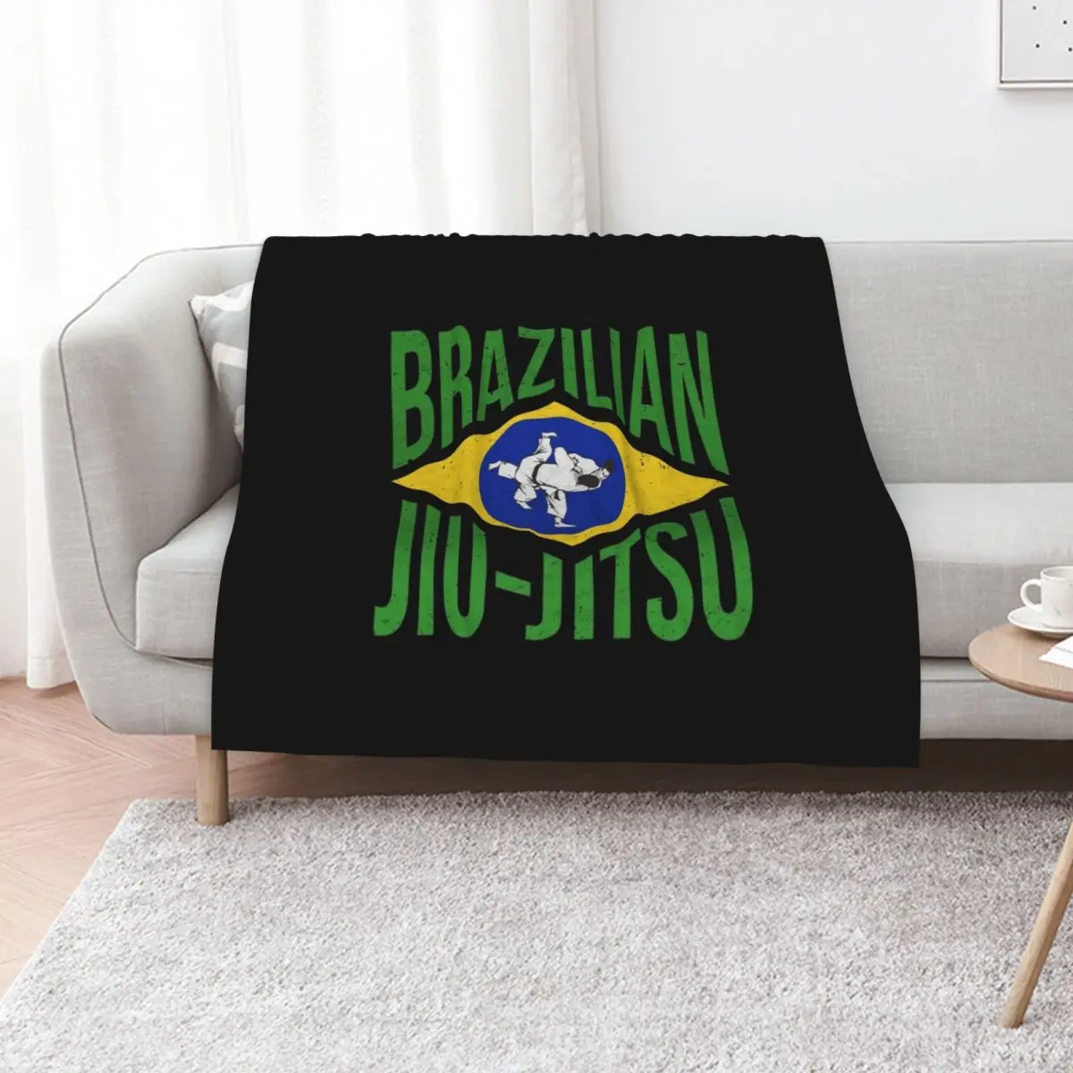 Brazilian Jiu-Jitsu BJJ - gift for martial arts lovers Throw Blanket Plush Softest Plaid Stuffeds Quilt Blankets