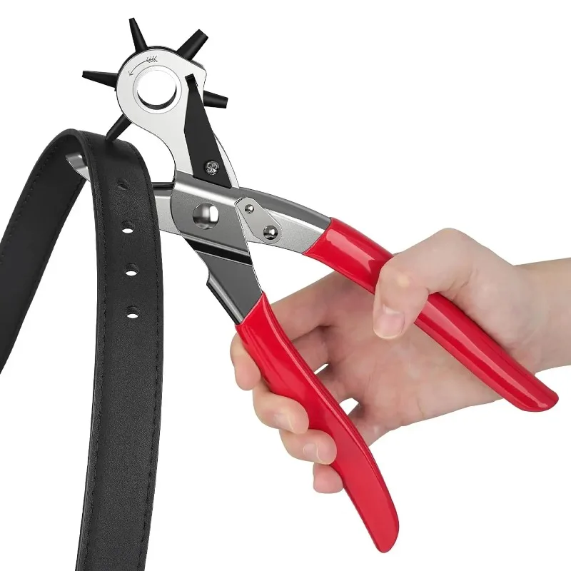 Leather Hole Punch Leather Tools Multifunctional Ordinary Carbon Steel Belt Puncher Punching Tool Belt Hole Puncher Crafts Tool