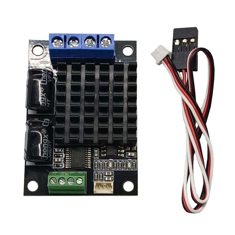 

1PCS Bidirectional Brushed ESC Module with 7-28V Input Range and Limit Switch Function 5V 100mA UBEC Output for RC Crawler Car