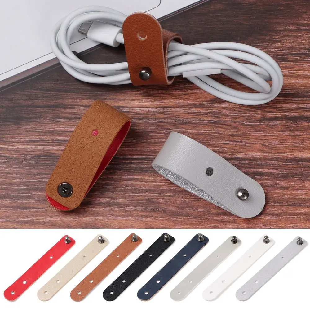 1Pcs Cute Earphone Cord Winder Desktop Storage Cord Organizer Winder Tie Cable Management Cable Winder