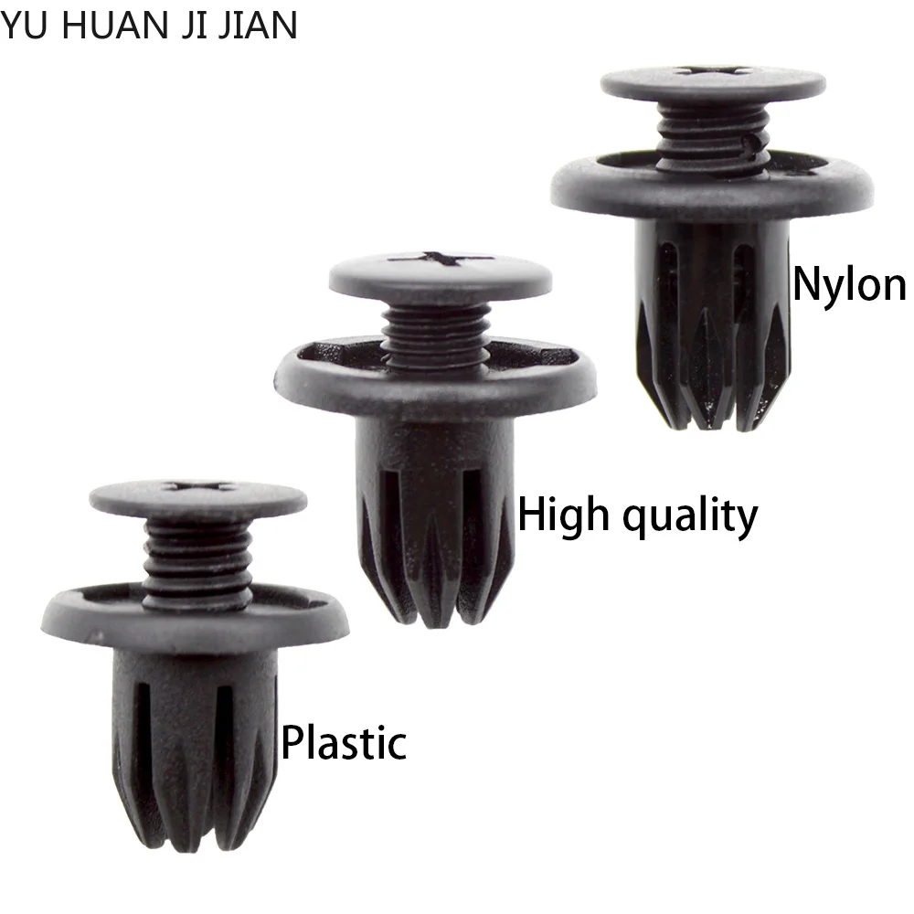 Plástico Nylon Bumper Clips para Chery Tiggo, Arrizo Qiyun, Pequena Formiga, QQ Radiador Grille, Fixed Buckle Clip, Acessórios, Alta Qualidade