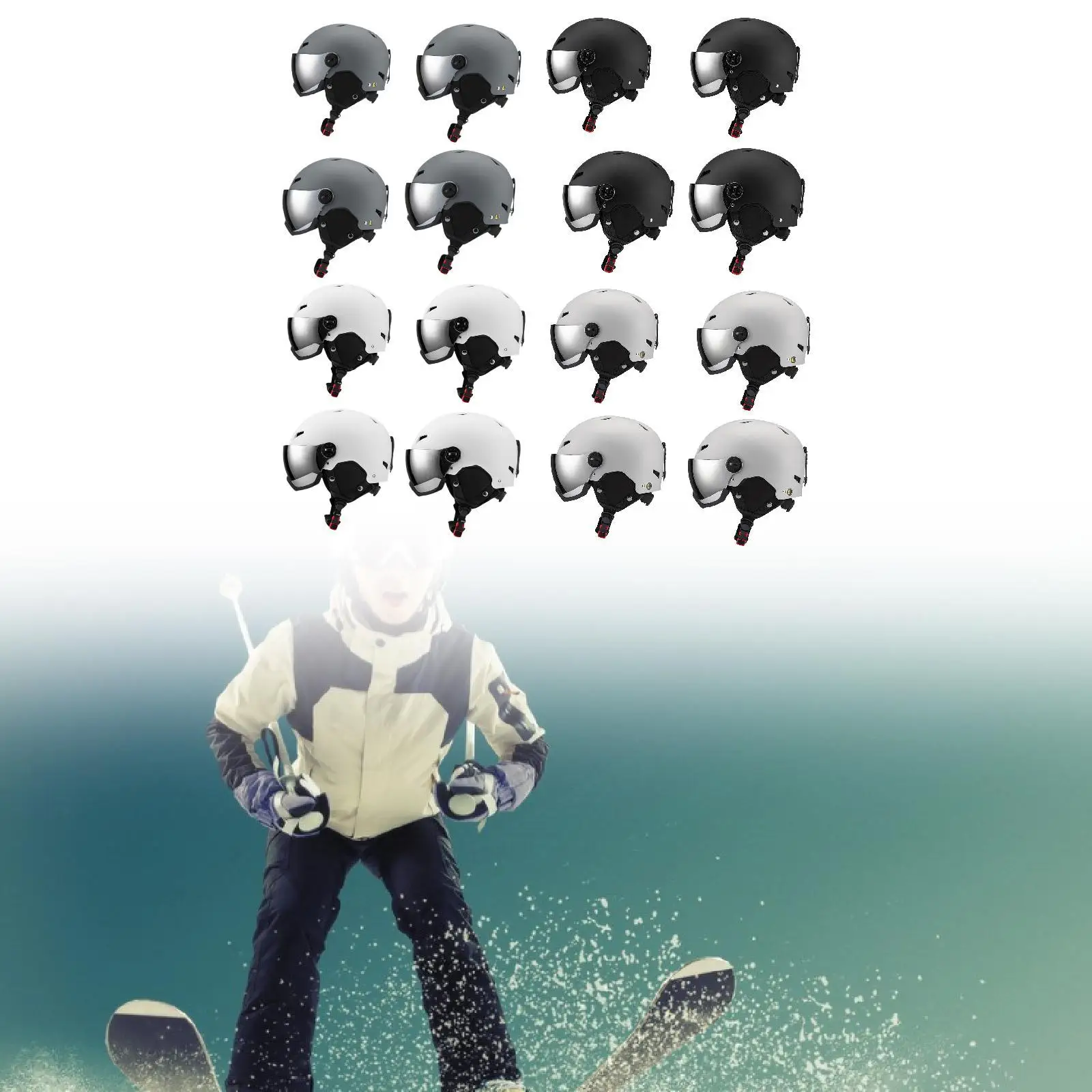 

Snowboard Helmet Comfortable Ear Cover for Adults Winter Outdoor Snow Helmet