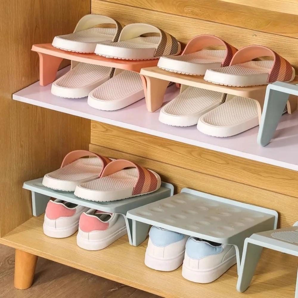 New Space Saving Shoe Holder Shelf Multifunctional Home Storage Shoe Storage Rack Double Shelf Shoe Rack Household Organization