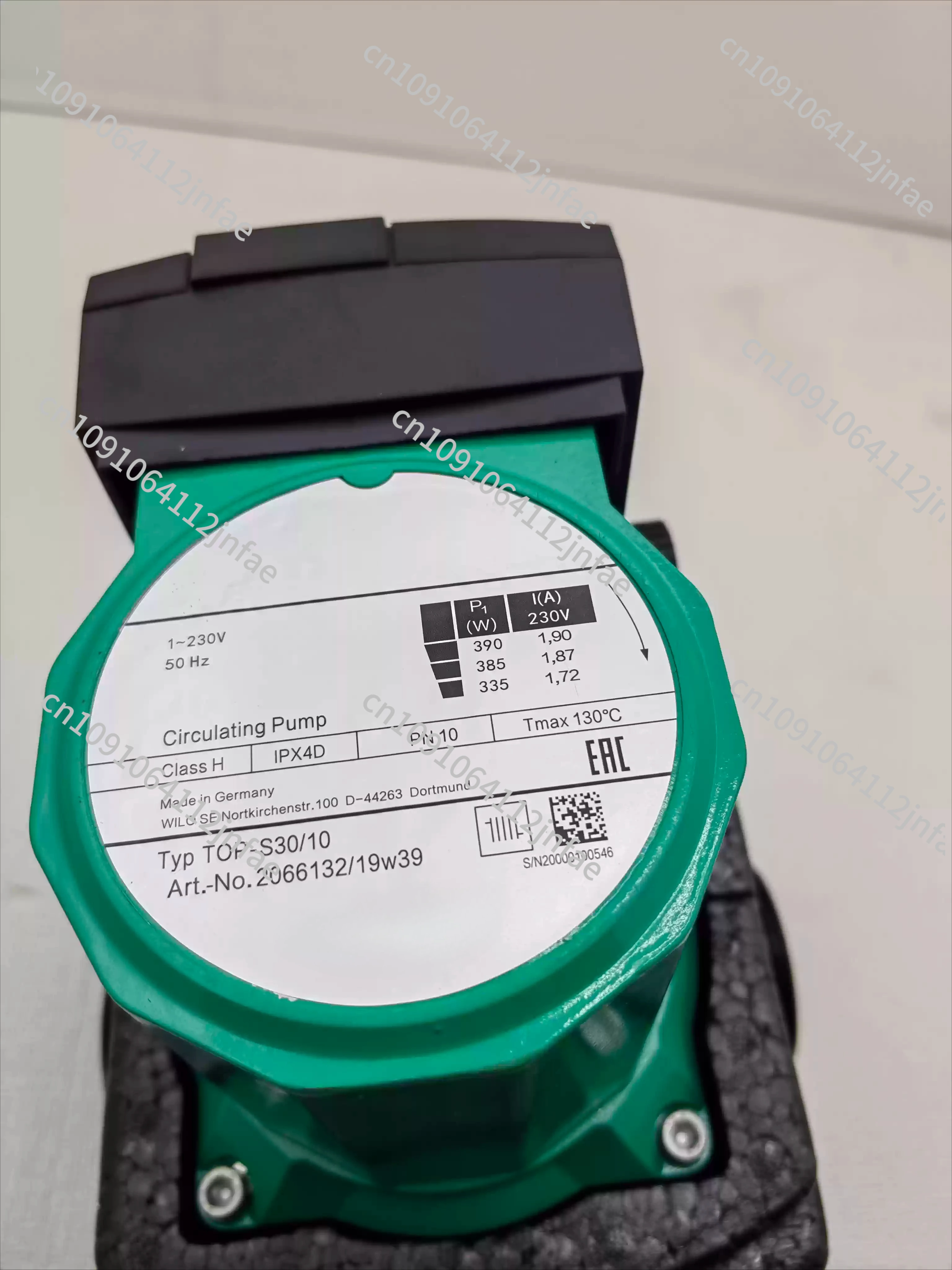 

TOP-S30/10 Water Pump Circulation Pump, Silent, Floor Heating Pump, Air Energy Pump