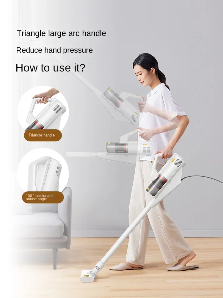 Handheld Vacuum Cleaner Large Suction High Power Multi-purpose For Home Carpet Cat Hair Cleaning