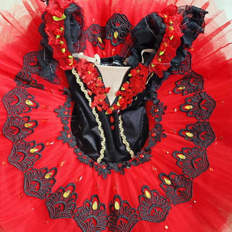

Red Swan Performance Ballet Lace Taupe Stage Performance Sweet Suspender V-Neck Dress
