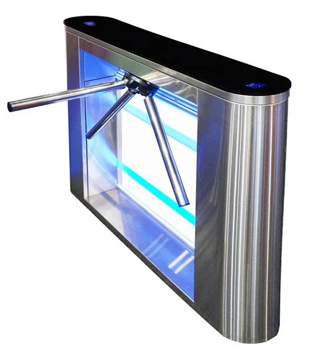 Entrance Retractable Turnstile Mechanism Automatic Access Swing Barrier Flap Tripod Barrier Gate Turnstile