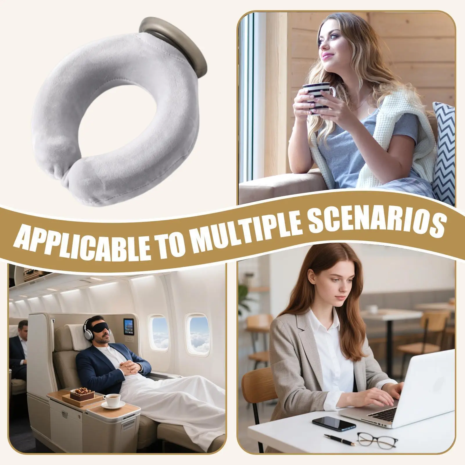 

Водяная грелка Эргономичная поддержка шеи Многоразовая упаковка U-образная грелка для шеи Горячая сумка Водная грелка для плеч Комфортный домашний офис