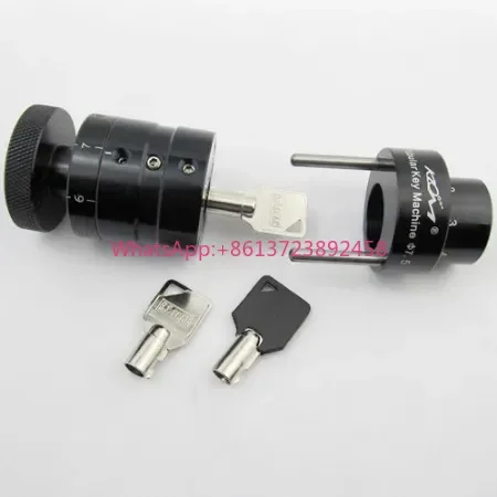 Four Sizes Tubular Computerized Key Cutting Machine Cutters South Korea KLOM Portable Plum Key Copier
