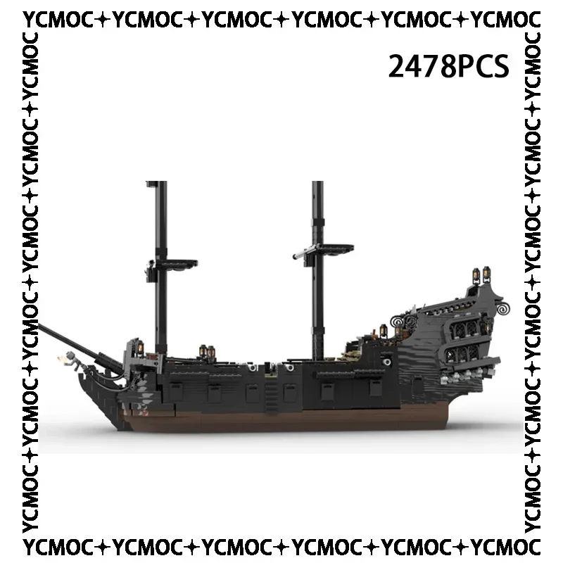 YcmocBricks Moc Building Blocks Sailing Ship Model Series Pirate ship Technology Bricks DIY Toys For Kids Children Gifts