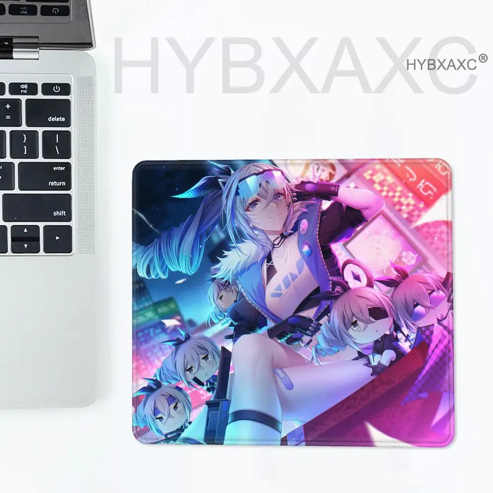 H-Honkai Star Rail Silver Wolf Gaming Mouse Pad XS Small Mousepad For PC Gamer Desktop Decoration Office Mouse Mat Deskmat Rug